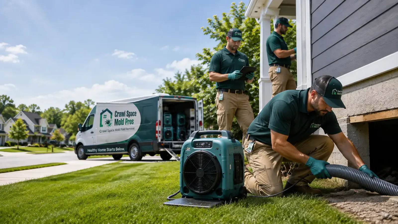Crawl Space Mold Removal in Liberty, PA